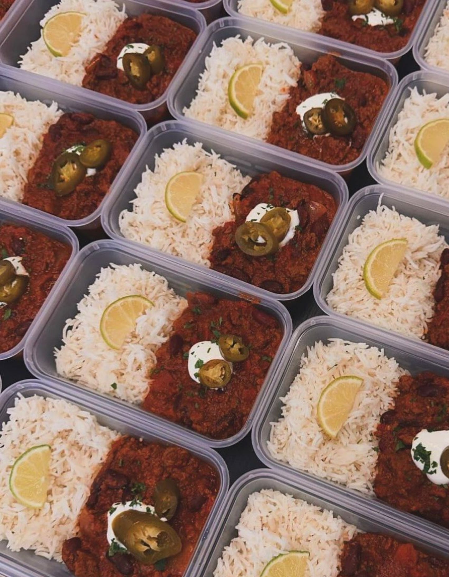 Chilli Con Carne 524kcal, 69g carb, 8g fat, 38g protein (Wed/Thur - Delivery)