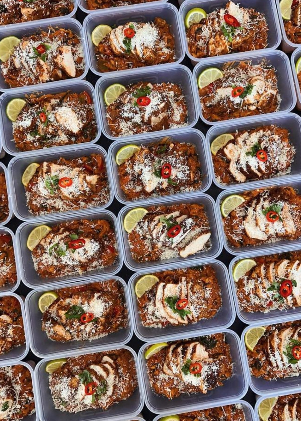 Harissa Chicken Orzo 571kcal, 67g carbs, 14g fat, 42g protein (Wed/Thur - Delivery)