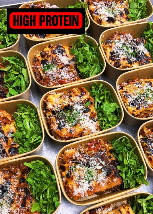 Beef Lasagne 589kcal, 58g carb, 18g fat, 45g protein (Wed/Thur - Delivery)