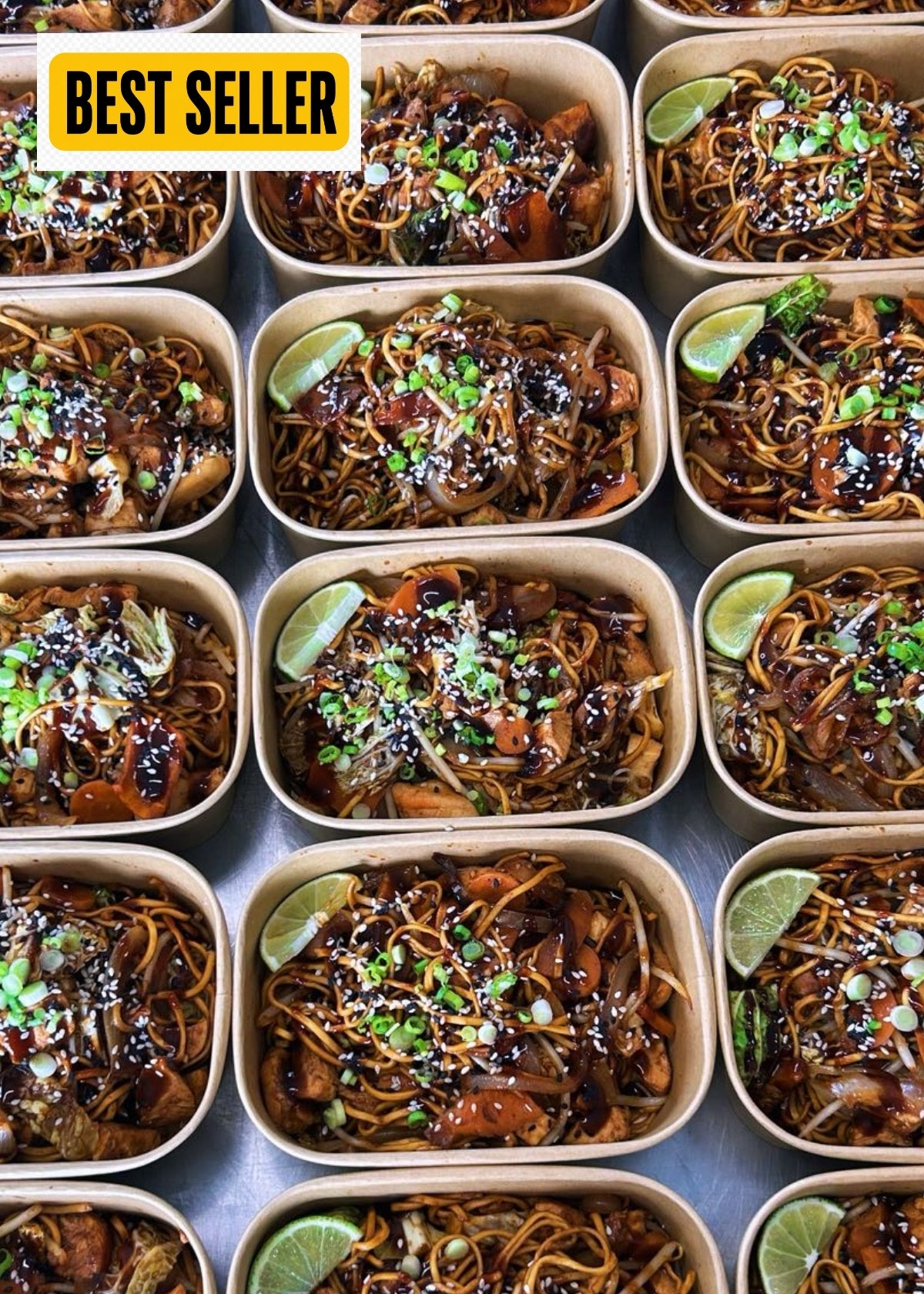 Chicken Chow Mein 504kcal, 64g carb, 9g fat, 40g protein (Sun/Mon - Delivery)