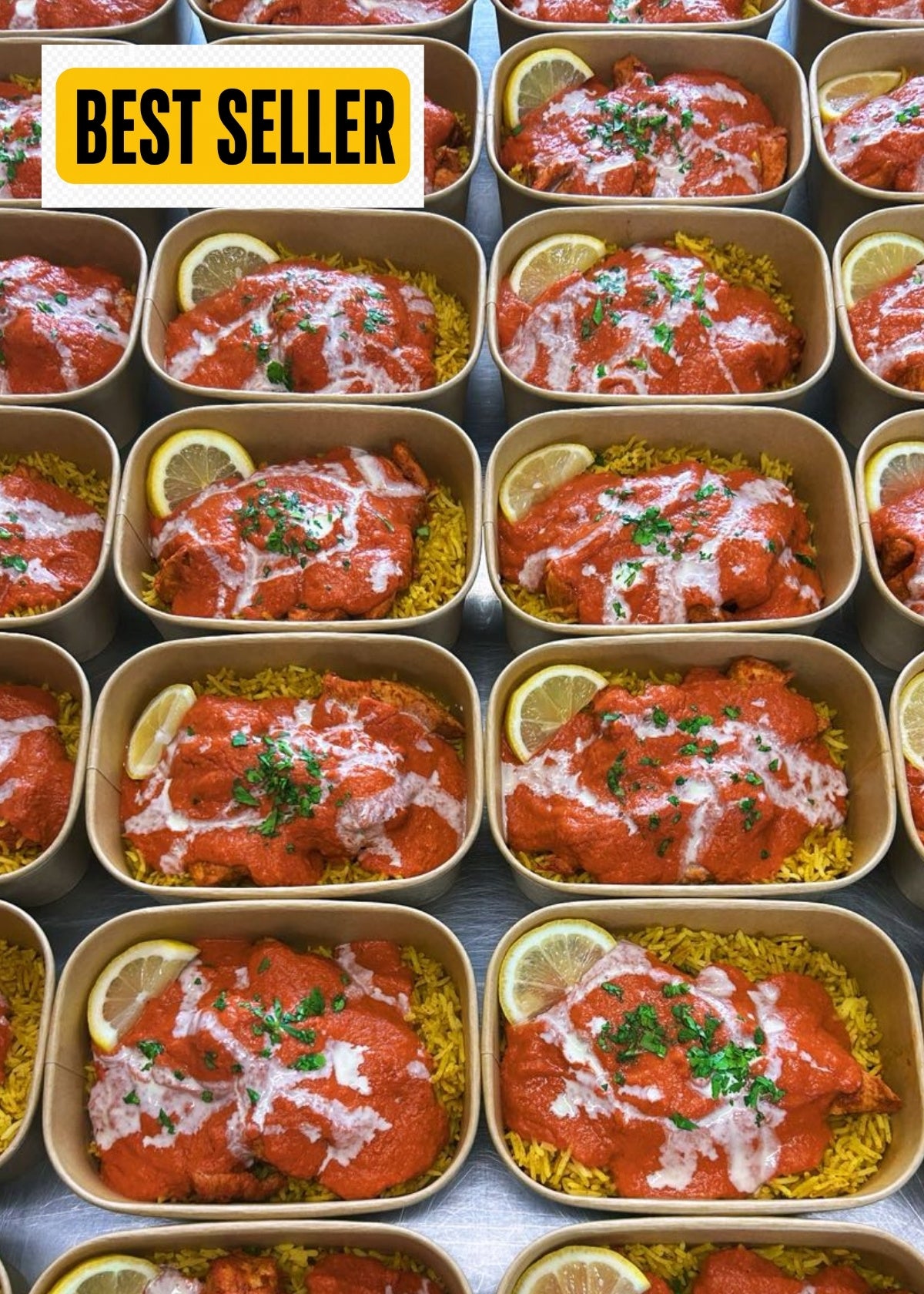 Chicken Tikka Masala 511kcal, 63g carb, 10g fat, 40g protein (Wed/Thur - Delivery)