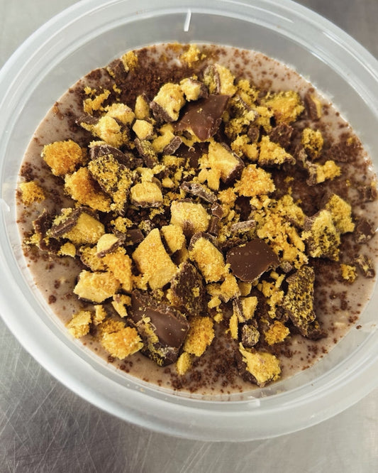 x2 Crunchie Protein Oats 474kcal, 64g carb, 10g fat, 29g protein (Wed/Thur - Delivery)
