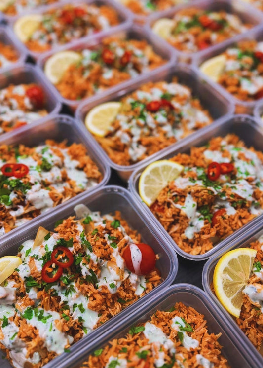 Tandoori Chicken Fried Rice 411kcal, 54g carbs, 6g fat, 34g protein (Sun/Mon - Delivery)