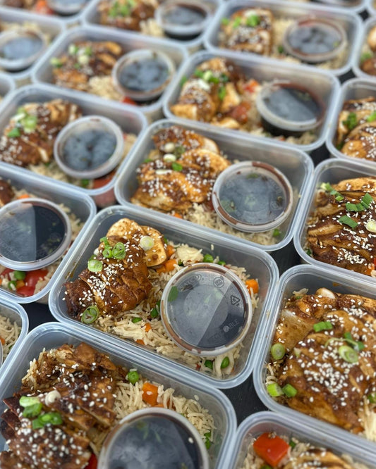 Teriyaki Chicken 433kcal, 65g carb, 2g fat, 37g protein (Wed/Thur - Delivery)