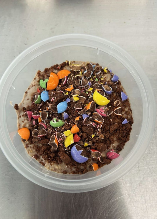 x2 Smarties Protein Oats 483kcal, 58g carb, 10g fat, 34g (Sun/Mon - Delivery)