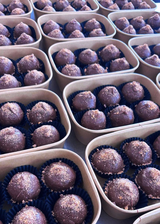 Chocolate Orange Protein Balls 157kcal, 14g carb, 7g fat, 9g protein - Per Ball (Sun/Mon - Delivery)